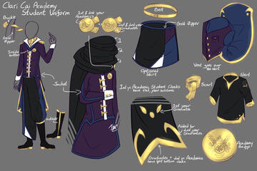 Clari Cai Academy Student Uniform